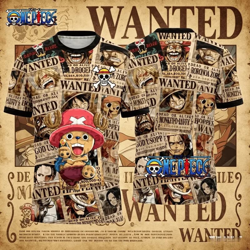 Maglia da Calcio Estiva Giapponese One Piece per Uomo, T-shirt per Bambini, Kit Speciale da Calcio, Felpa Traspirante ad Asciugatura Rapida per Adulti/Uomini/Donne