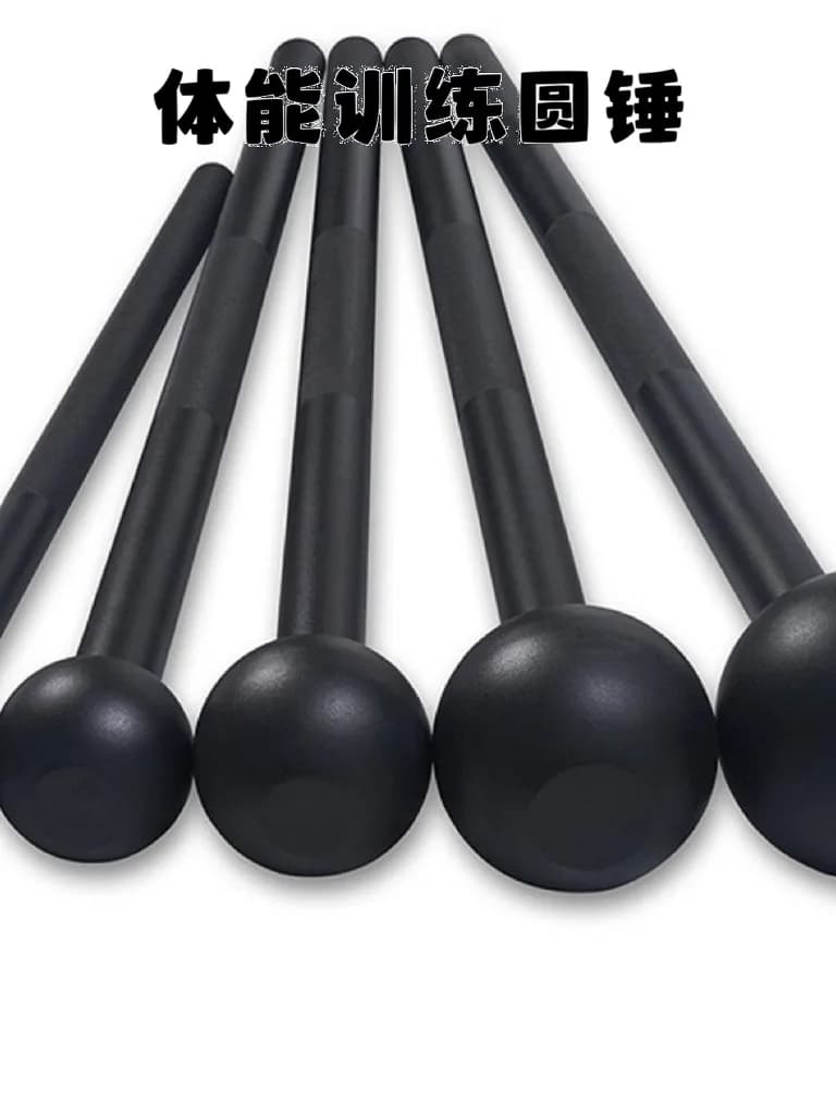 Steel mussels with round head for fitness training, for the strength of the forearm, bell handlebars