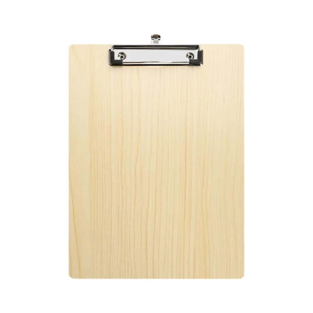 Comoda Cartella Porta Documenti A4 in Legno Rinforzato con Clipboard per Scrittura, Fori per Appendere, Impermeabile, per Ufficio