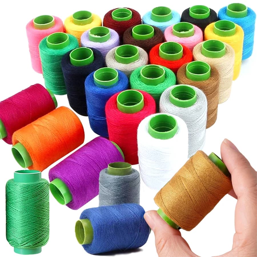 5/10/20 Rotoli di Filo da Cucito in Poliestere per Ricamo e Macchina da Cucire, Kit per Cucito Domestico
