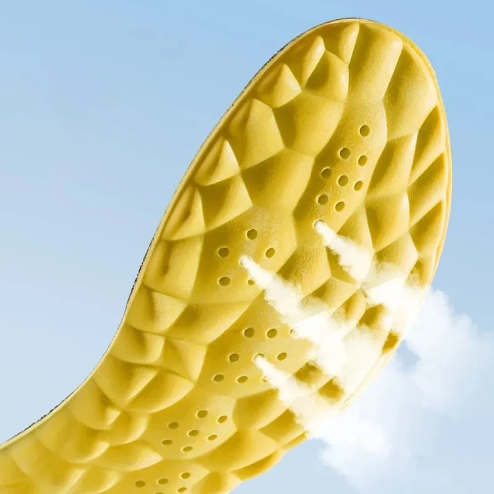 Solette Comfort Supremo con Tecnologia 4D Cloud, Cuscino Morbido in PU, Assorbimento degli Urti e Supporto Ortopedico per l'Arco Plantare, Ideali per Corsa, Camminata e Stare in Piedi
