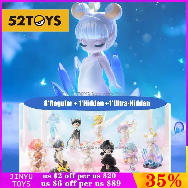 52 giocattoli Sleep Sky Elf Series Blind Box Anime Action Figure ornamento da collezione Designer Trendy Toy Kawaii Model regalo di compleanno