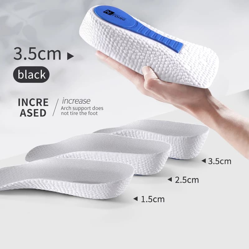 Men's and Women's Rising Solette, with Orthopaedic Planting and Ammortization Support, for Shoes with Rialzo and Sneakers