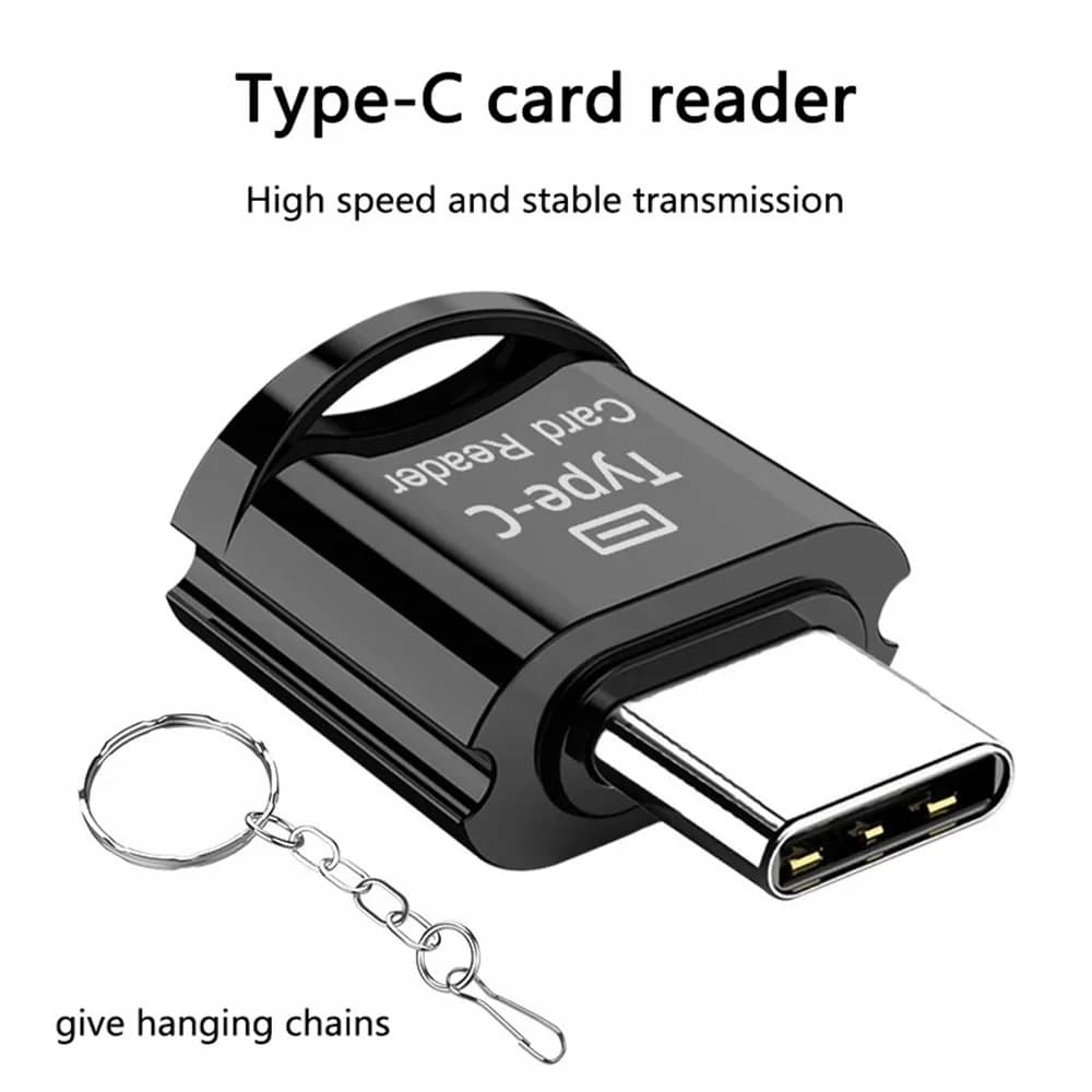 Lettore di schede USB 3.0 Type C per iPhone iOS, adattatore per schede di memoria TF, lettore di schede Mini Micro SD per telefoni Samsung Xiaomi