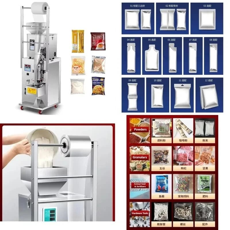 Water Coffee Protein Whey Sugar Salt Spice Seasonings Milk Powder Granules Sachet Filling and Sealing Machine