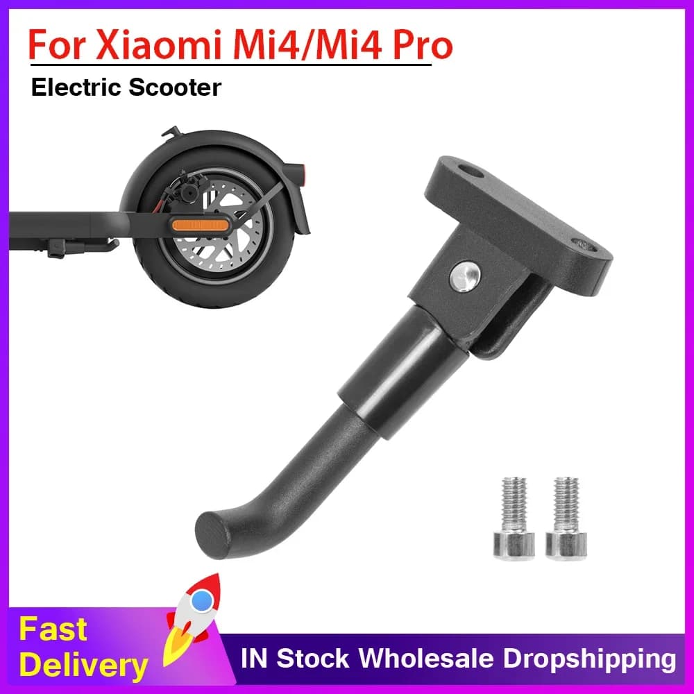 Cavalletto per scooter elettrico Xiaomi Mi4/4 Pro - Stabilizzatore per piedi con supporto laterale per treppiede per carichi pesanti e pezzo di ricambio