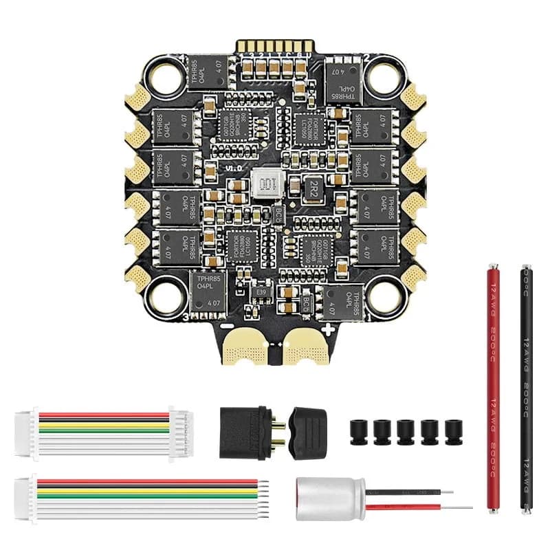 Sequre E70 G1 4-in-1 ESC for FPV Racing Drone 2-8S 70A 128K with 20mm Mounting Hole - Freestyle UAV Speed Controller