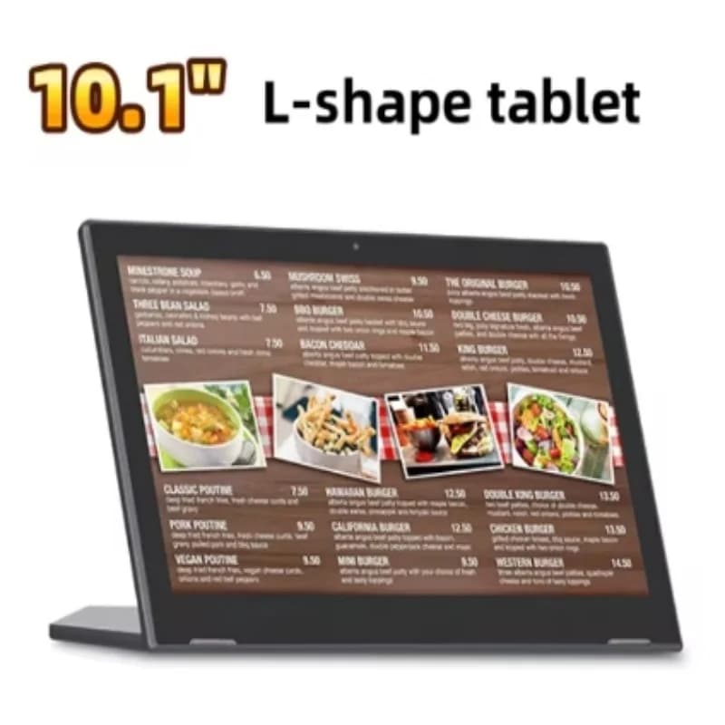 Touch screen capacitivo da 10,1 pollici Tablet Android pc Tipo L Segnaletica digitale interattiva Tablet desktop Android Tablet commerciale