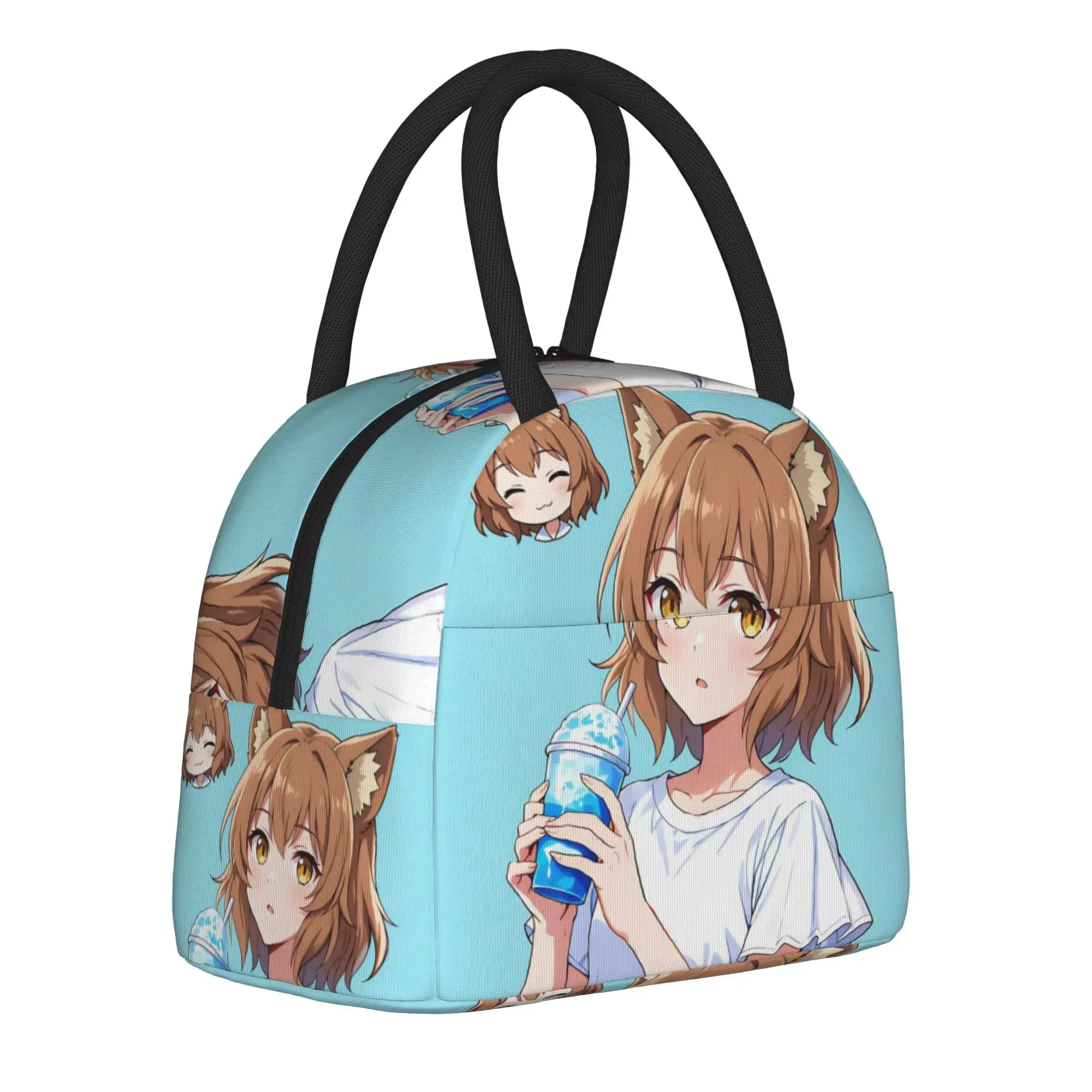 Trickcal C-Chibi Go Games Borse termiche per il pranzo per picnic, borse termiche riutilizzabili per alimenti, per uomini e donne