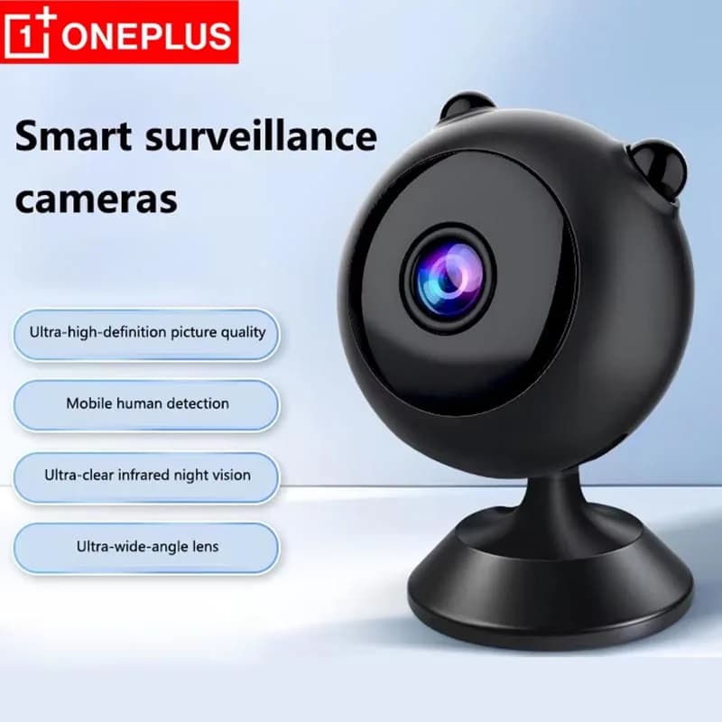OnePlus Mini Camera Home WiFi Wireless Remote Smart Security Monitor with HD Night Vision No Plug Required Camera