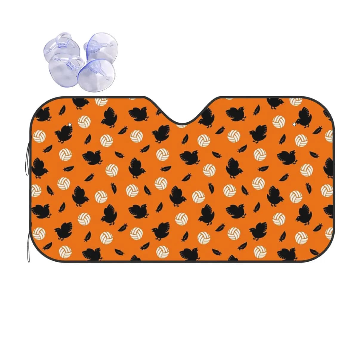 Haikyuu Karasuno Volley Crows Parasole Parabrezza Auto Parabrezza Anteriore Finestra Visiera Parasole Accessori Coperture