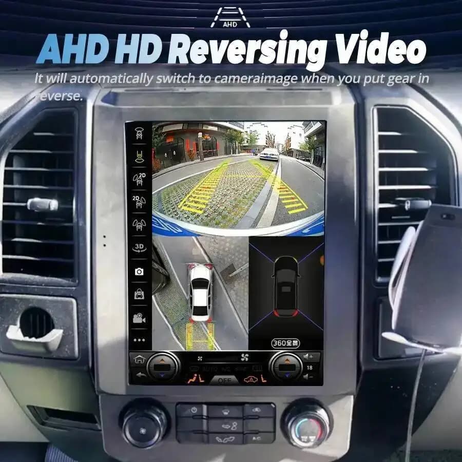 Qled Schermo Autoradio Per Ford Raptor F150 2016-2021 Lettore Video Multimediale Android 15 BT 4G DSP Carplay 12.1 Pollici GPS Stereo