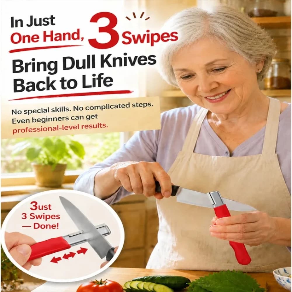 Professional Knife Sharpener Tool Quick Edge Restoration Manual Sharpener Kitchen Gadgets Cooking Camping Accessories