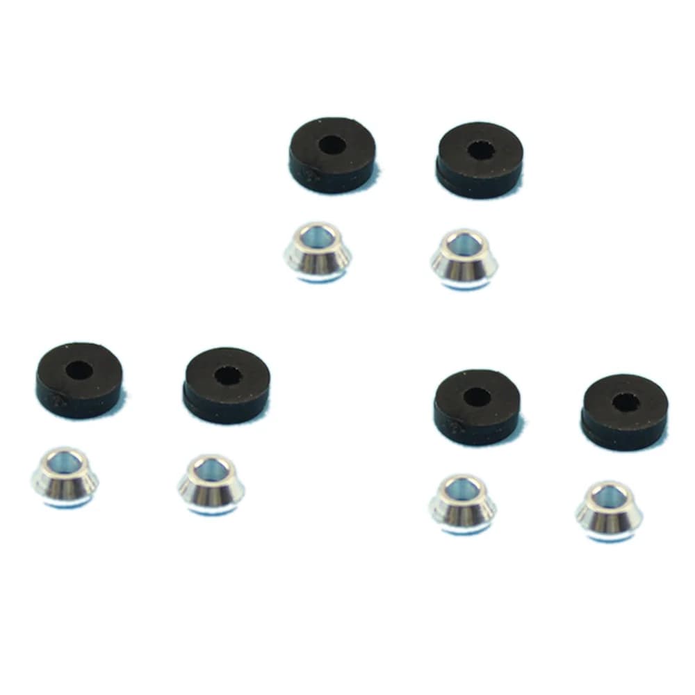 Set di anelli in gomma da 6 pezzi per WLtoys V966 V977 XK K110 K120 RC elicottero aereo Drone pezzi di ricambio accessori