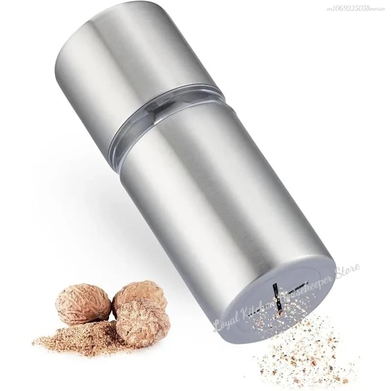 Grattugia per mulino alla noce moscata, dado per macinazione in metallo e spezie dure, rettificatrice manuale, accessori per utensili da cucina
