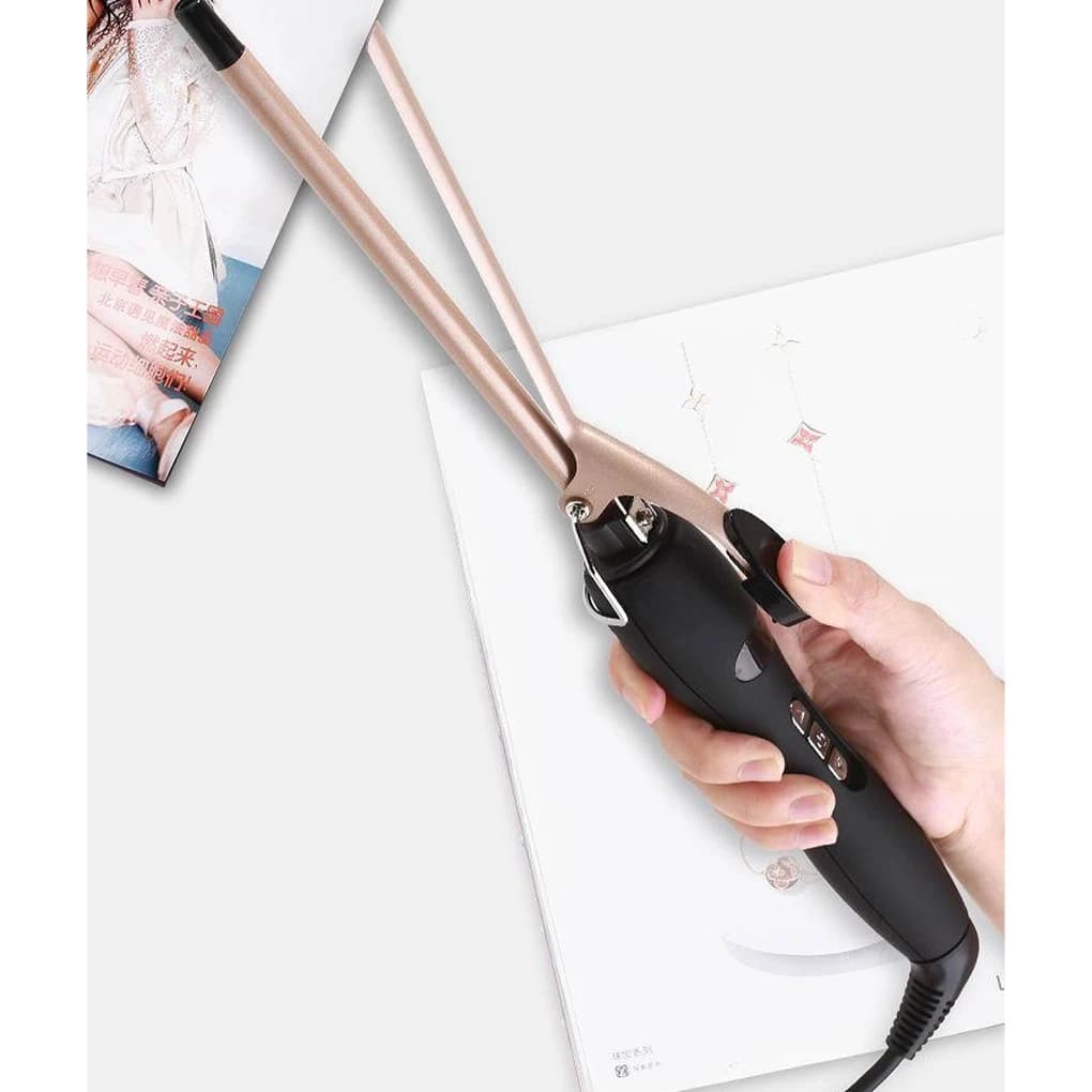 Iron hair dryers for quick heating hair alloy for efficient curls Iron delicate hair curlers for hair Universal gold 9 mm