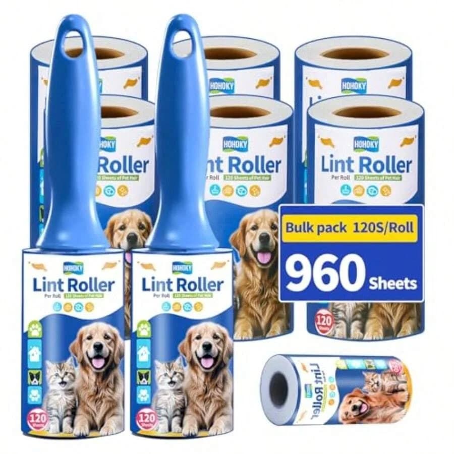 【New style】Lint Rollers For Pet Hair Extra Sticky Heavy Duty Roller For Dog And Cat Remover For Couch Clothes Furniture Furnitu