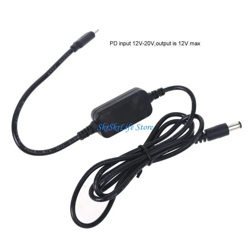 E65E PD Cavo Convertitore USB C Tipo C Connettore Maschio 12/20V 2.5 3.5 5.5mm Modulo Alimentazione Cavo Stringa Per