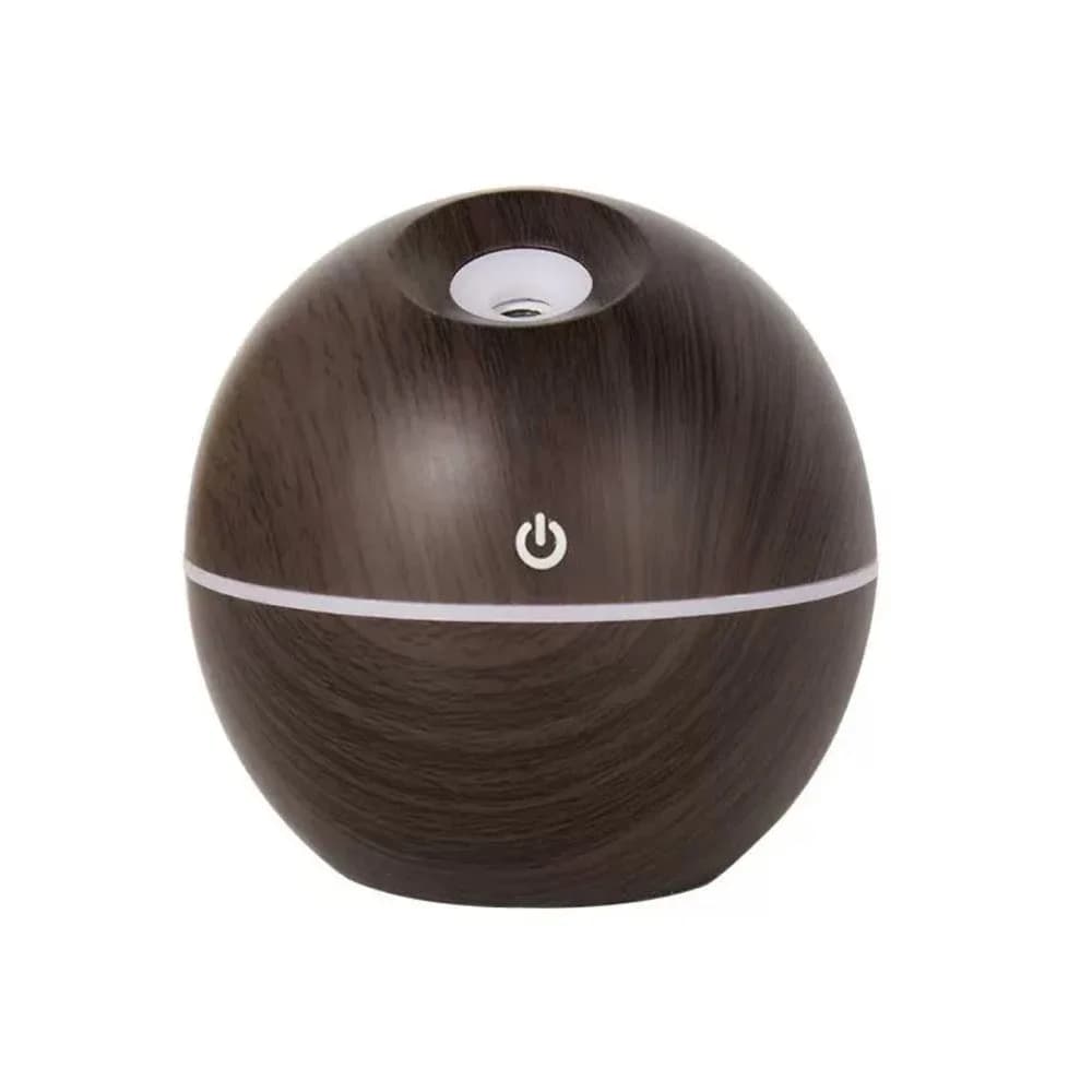 Umidificatore da viaggio compatto da 130 ml Design salvaspazio, ricarica USB e bagliore ambientale per casa/auto/ufficio Olor para cuartos