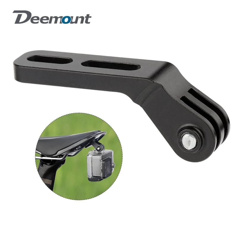 Deemount Rear Backlight Bracket Bracket, suitable for Shimano PRO for Gopro Alum sports camera radar lights. Alloy Extension Support