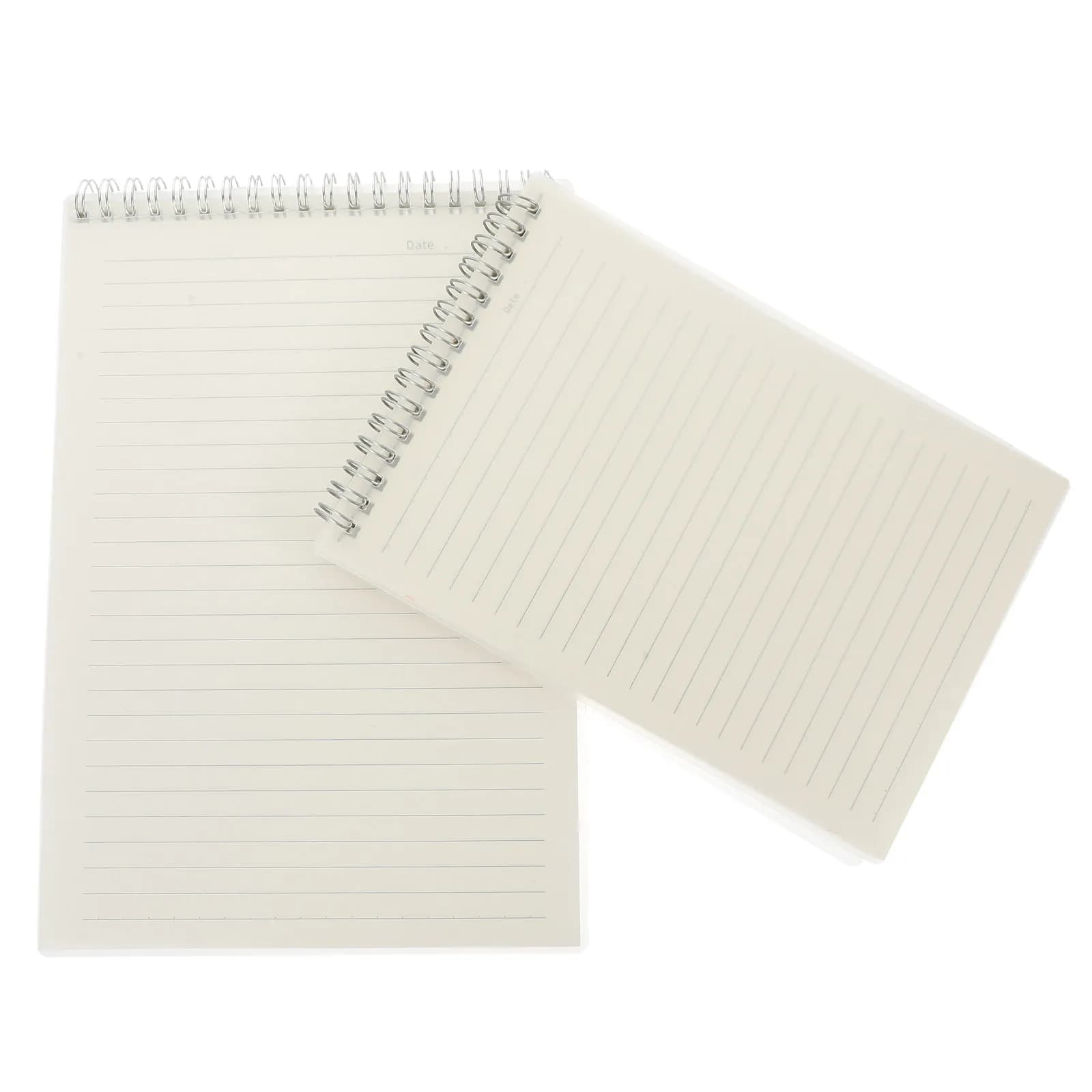 2 quaderni a spirale per la pianificazione giornaliera, settimanale e mensile, per studenti, impiegati e insegnanti, con pagine a carta spessa, ideali come diario.