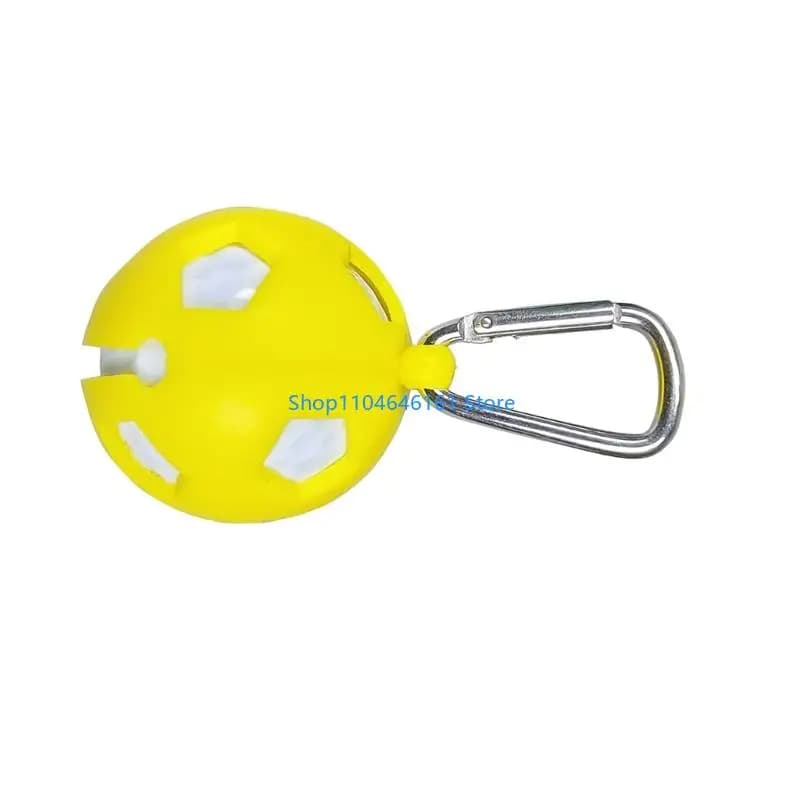Borsa protettiva porta pallina da golf in silicone Borsa protettiva per conservazione della pallina singola con gancio per da