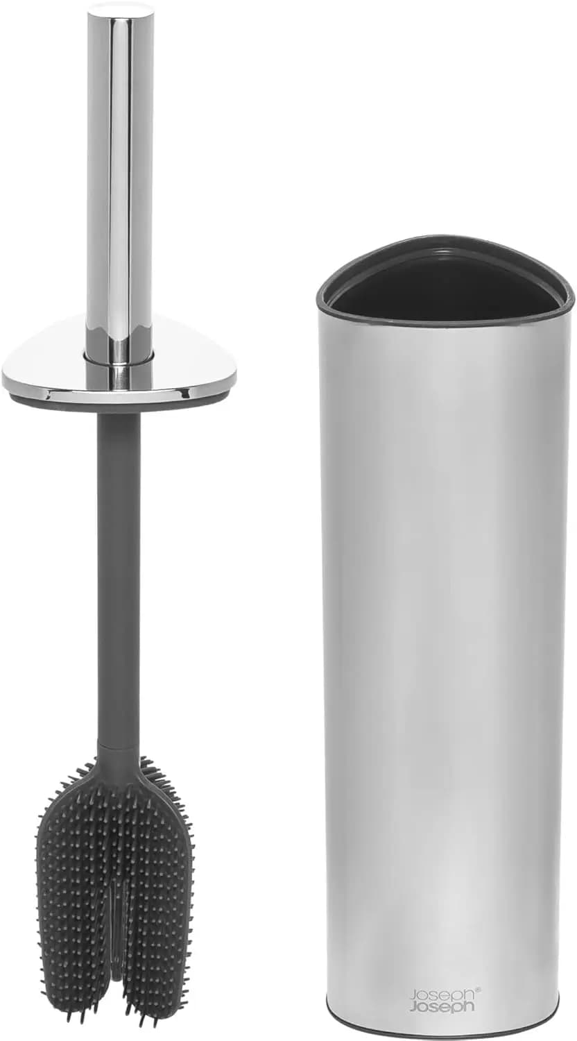 Spazzola per WC in Acciaio Inossidabile con Finitura Premium