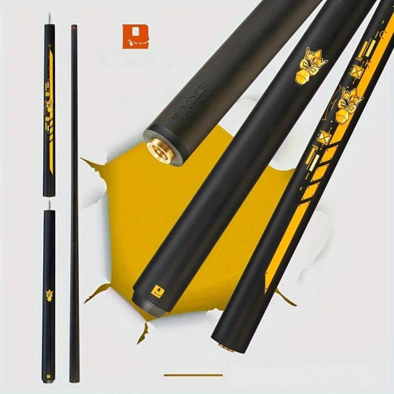 Little Monster Black Egg Black Technology Pool Cue Cue Jump Cue Kick Jump Cue integrato 12,9 mm