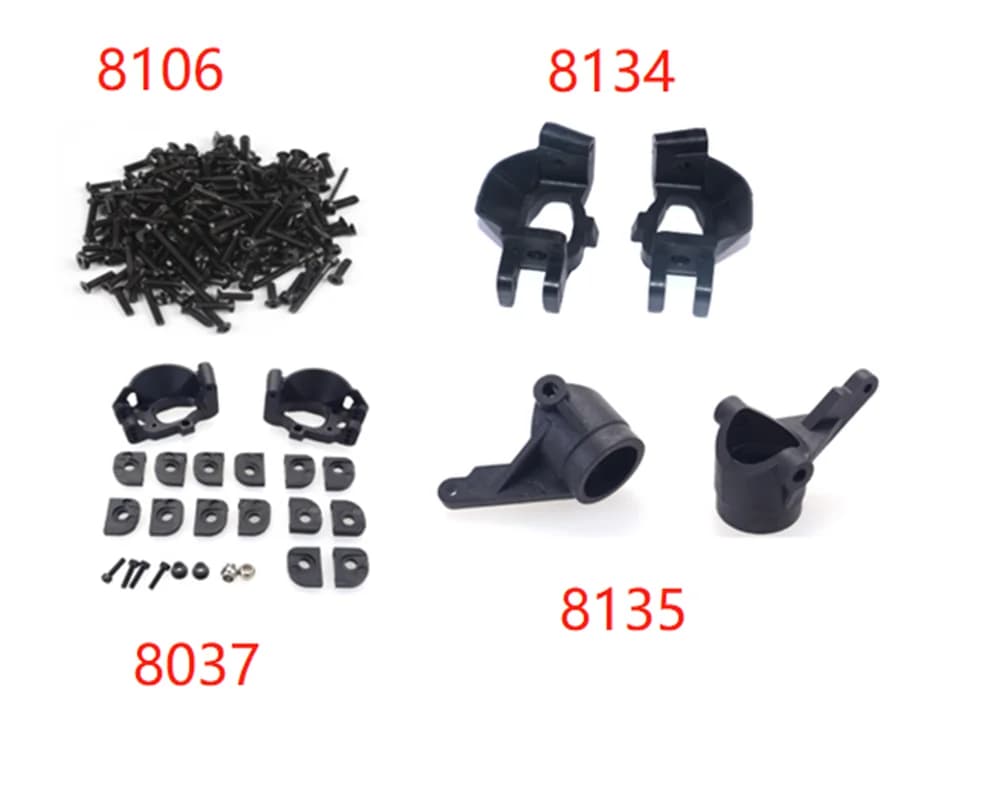 Accessori per auto Rc 1/8 ZD parti da corsa 8106 tutte le viti 8134 C-Mounts 8037 C-mounts 8135 volanti