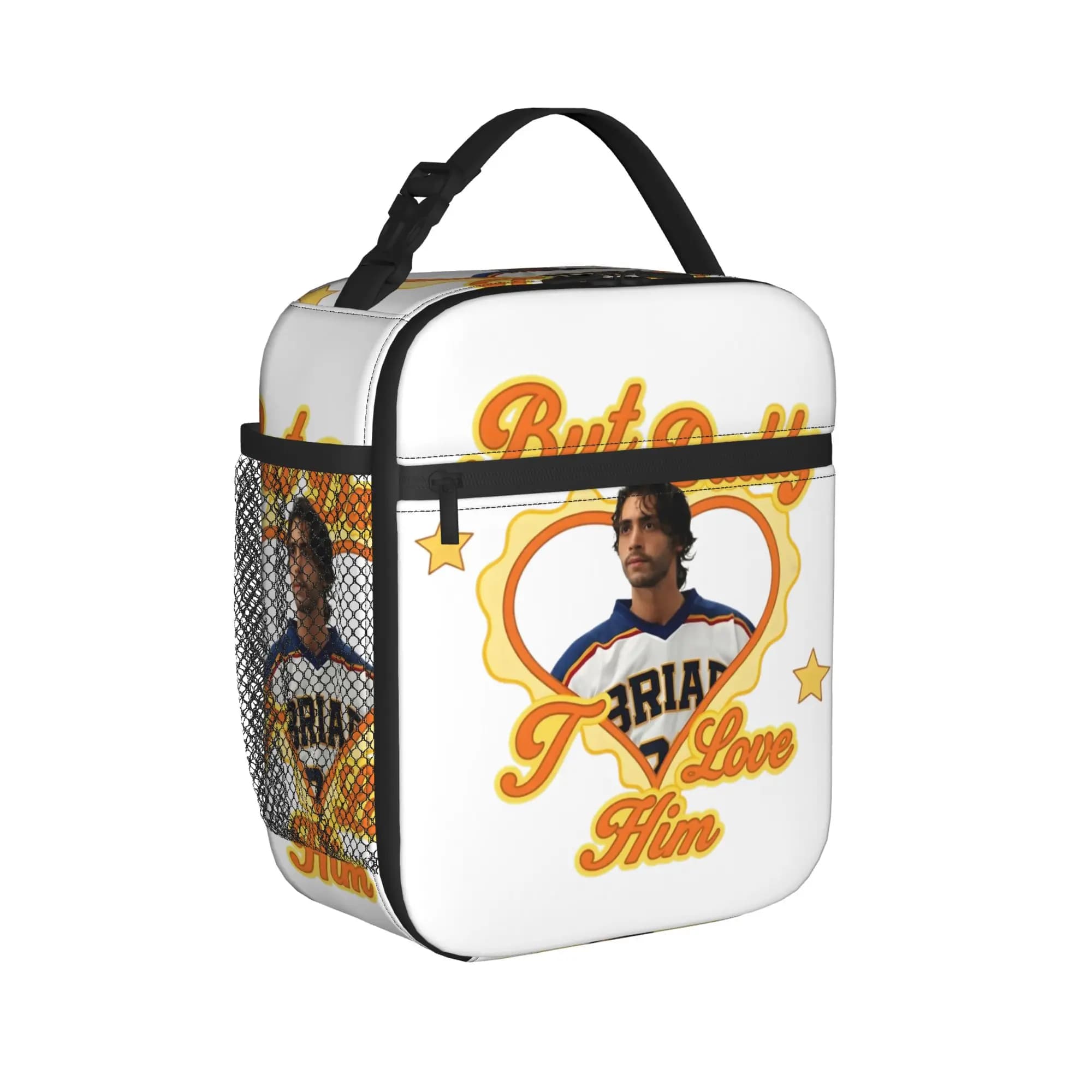 But Daddy I Love Him John Logan Off Campus Thermal Insulated Lunch Bag for Travel Portable Food Bag Thermal Cooler Lunch Box