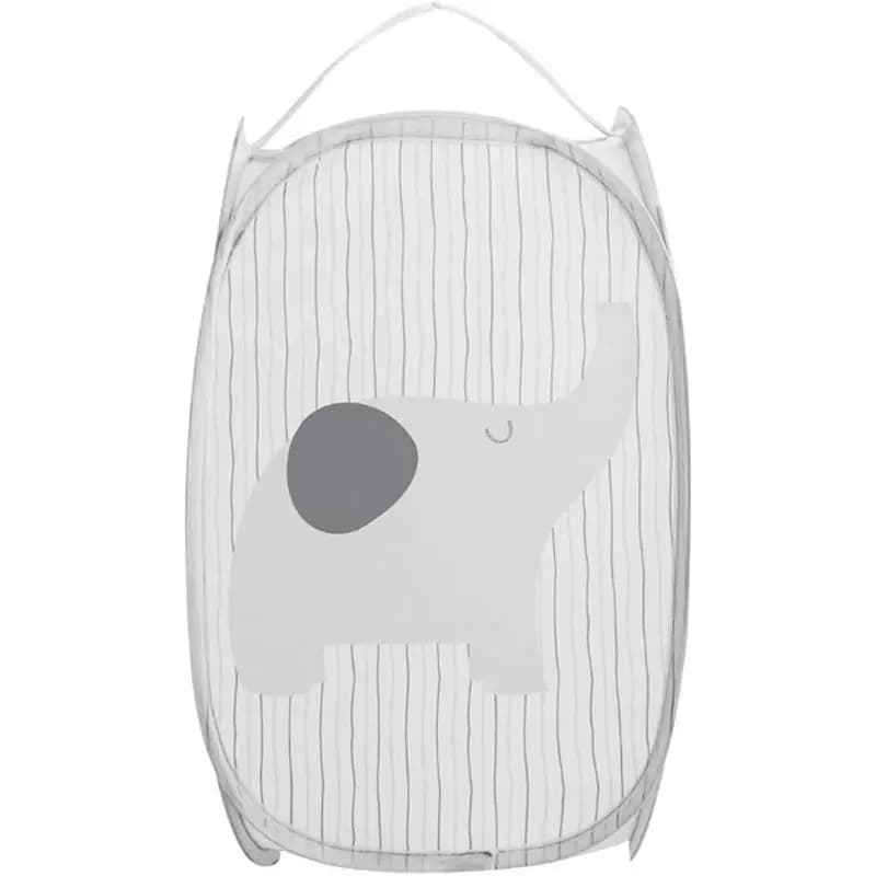 Clothes Storage Basket，Mesh Laundry Hamper Children's Toys Shoes Sundries Organizer Storage Hamper hj