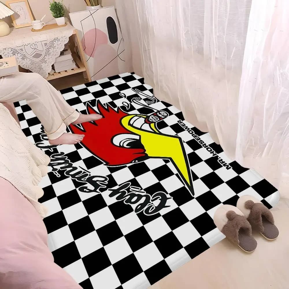 Mr H-Horsepower Clay Smith Room Mats Retro Multiple Choice Living Room Kitchen Rug Non-Slip Welcome Rug