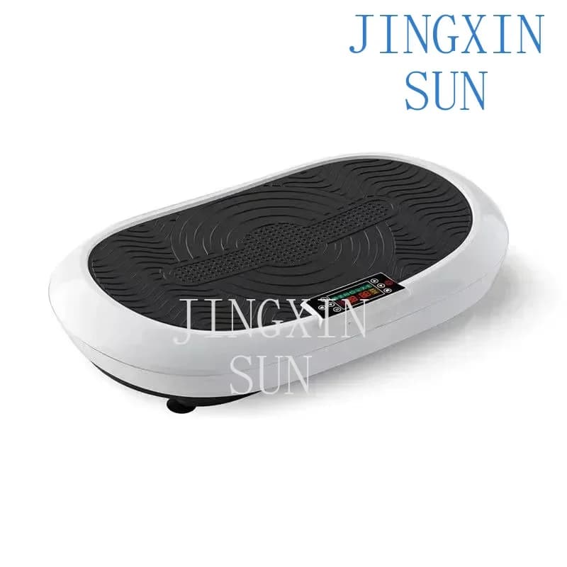 Crazy Fit Massage 4D 3 Motors Vibration Plate Exercise Machine Home & Travel Workout for Weight Loss