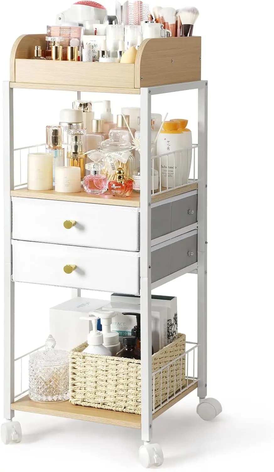 Organizer for Cheats with Cosmetic Drawers, Nails, Perfumes and Hair Tools - Toeletta Display