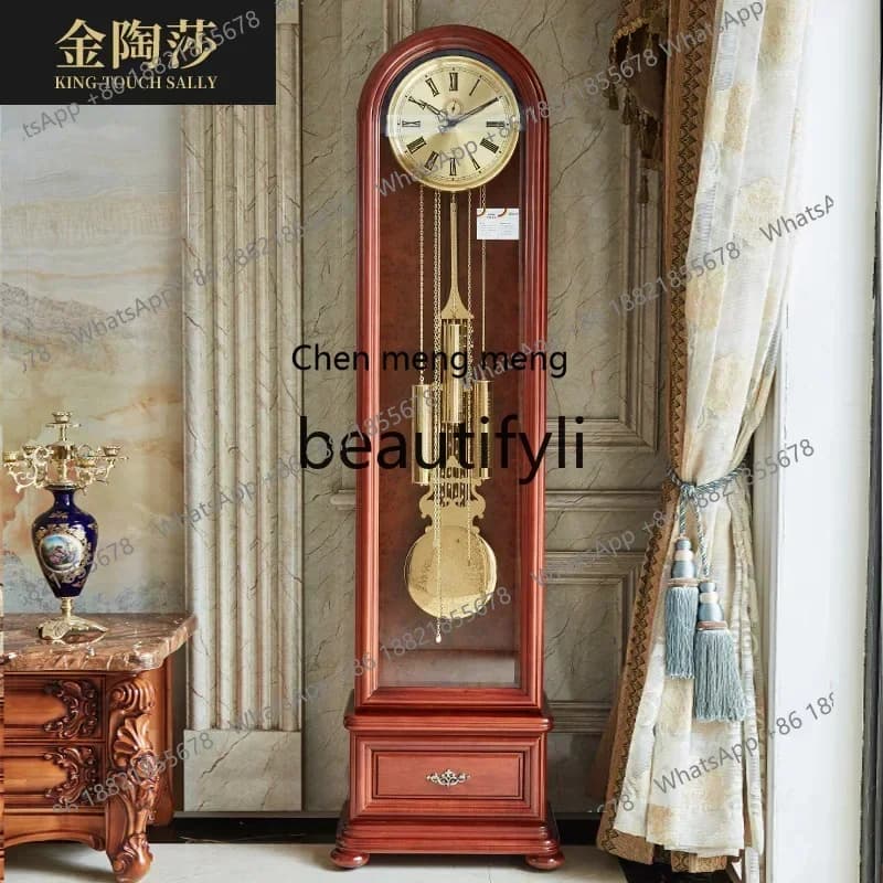 2003 Nuovo orologio da pavimento cinese Helmler Orologio a pendolo europeo Orologio meccanico da soggiorno