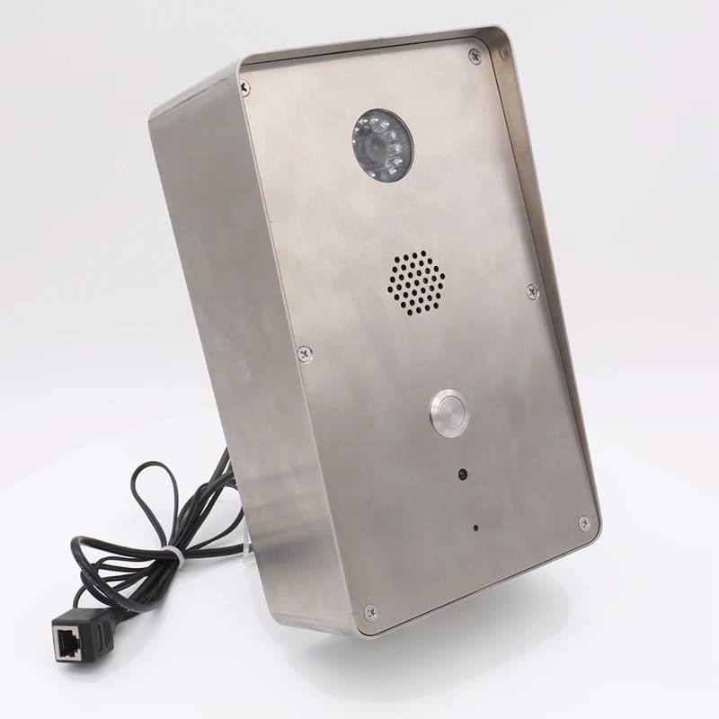 VoIP Analogue/VoIP Door Phone for Gate HD Video Camera and Microphone Video Intercom KNZD-47A