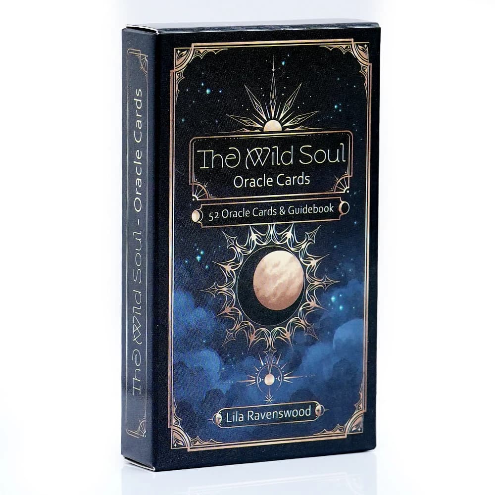 The Word Soul Oracle 52 pezzi Carte Mazzo di tarocchi Gioco da tavolo per principianti Bellissime illustrazioni Regalo per feste in famiglia