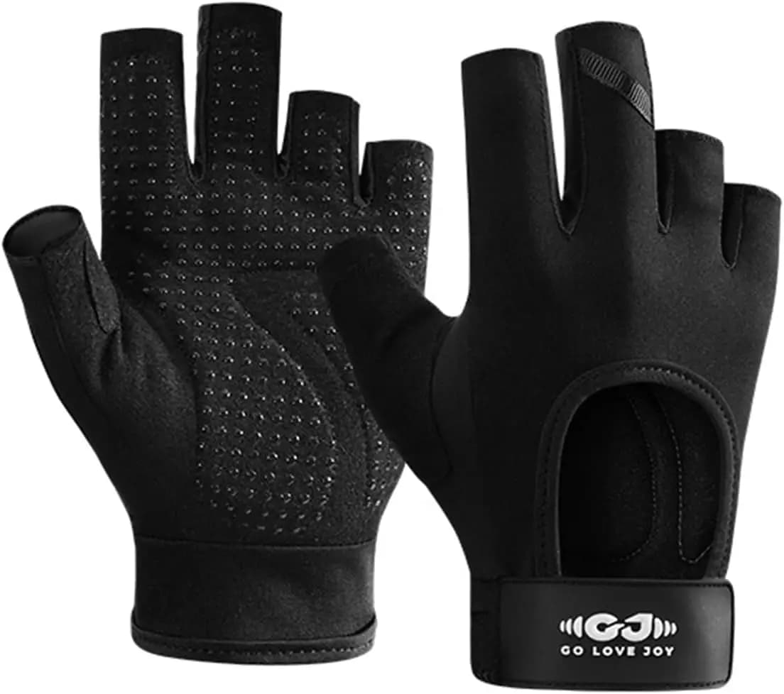 Guanti da allenamento per donna e uomo, guanti antiscivolo per sollevamento pesi, guanti da allenamento da uomo, guanti da palestra, guanti da fitness