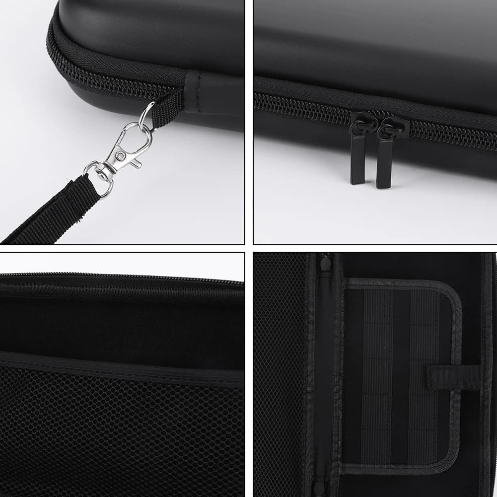 Custodia da trasporto in PU per Switch 2, borsa portatile con porta 10 schede di gioco, custodia organizer per console e accessori di gioco