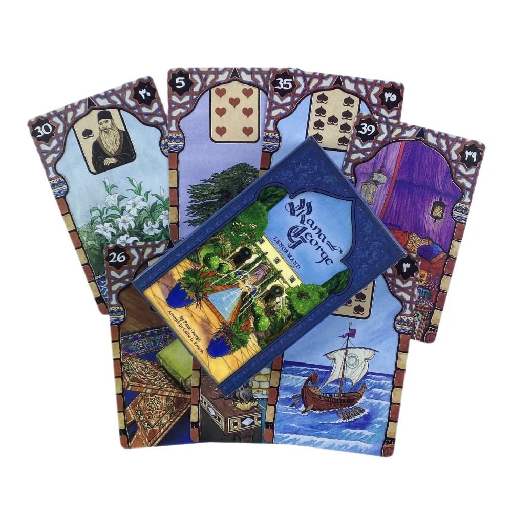 Rana George Lenormand Oracle Cards Gioco da tavolo Oracle Tarot Cards Party Divination Poker