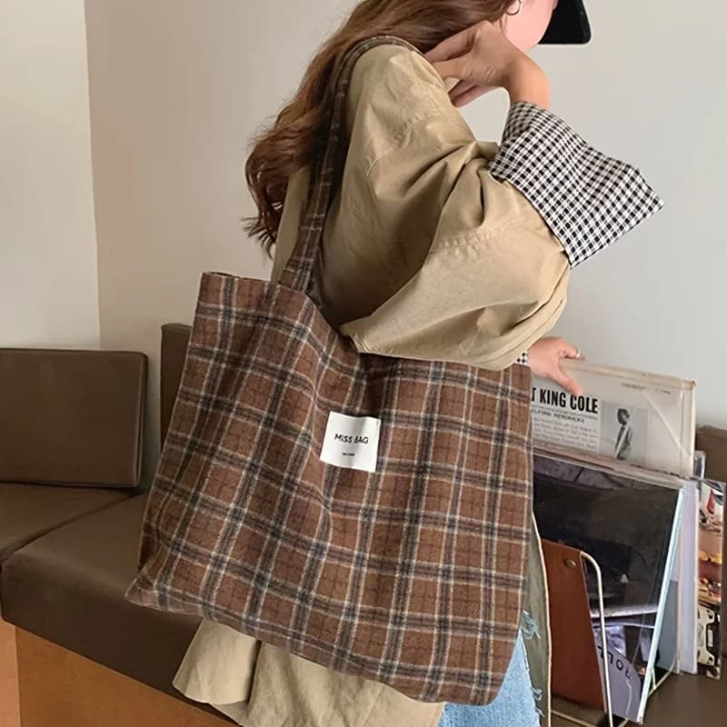 Autumn/Winter tote bag, casual shoulder bag, large bag, for everyday commuting