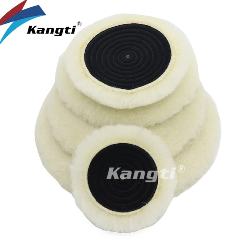 3/5/6/7 pollici 3M Tampone per lucidatura lavorato a maglia di qualità premium Ruota per lucidatura in lana autoadesiva Cura della vernice per auto e moto