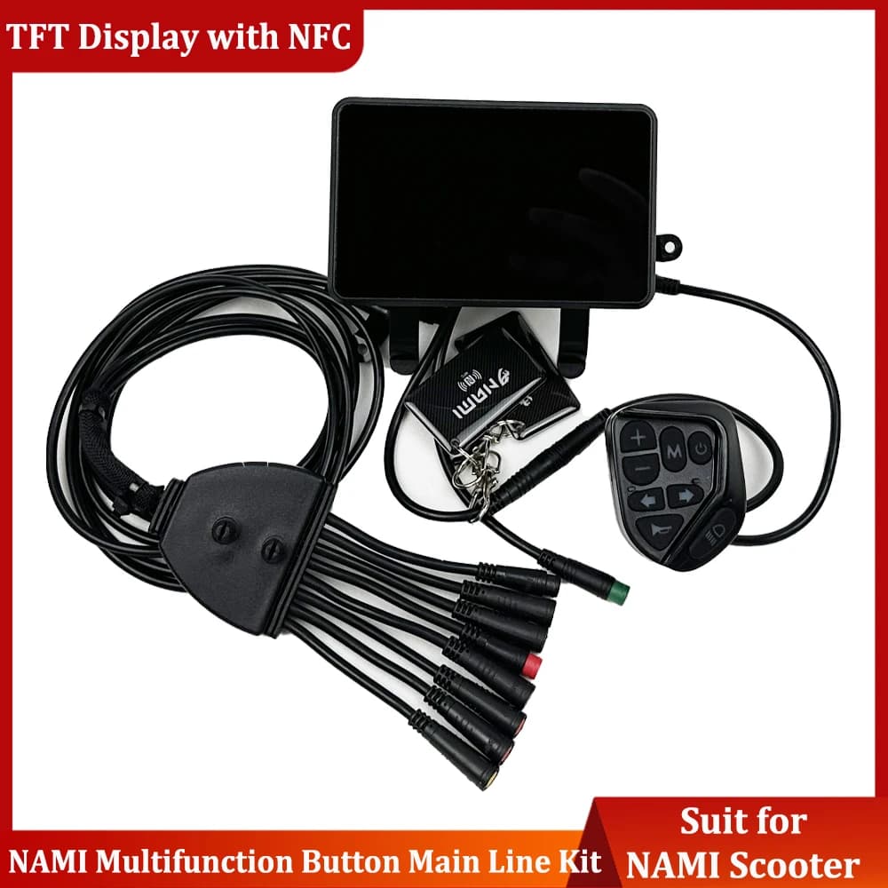 Official Viper E4 Max New TFT Display with NFC Multi-Function Button 1 Support 2 8 Core Main Line for Nami Electric Scooter Part