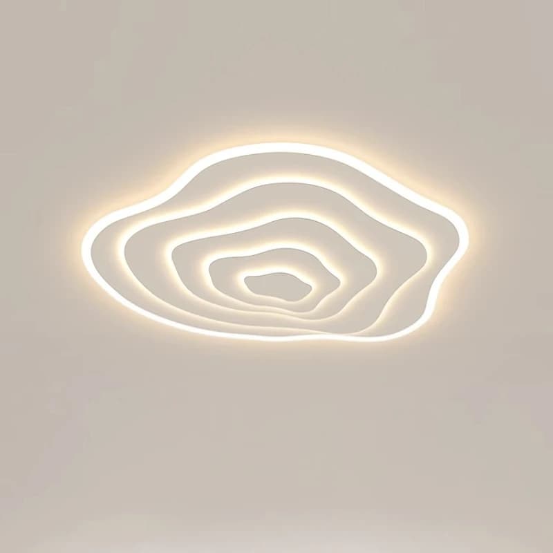 Delicate Iron Growth Ring Shape LED Ceiling Lights Modern Minimalist Home Decor Atmosphere Lamps Master Bedroom Kitchen Studys