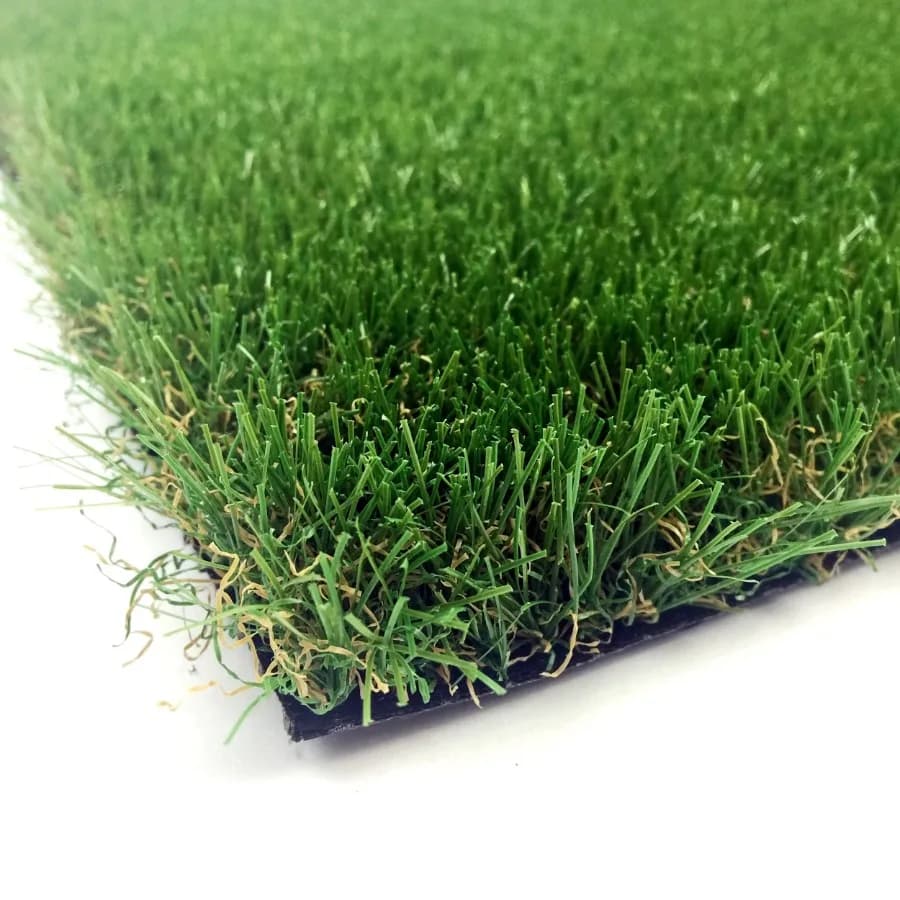 Chenille Deluxe 3 x 5 ft Multi Purpose Artificial Grass Synthetic Turf Indoor Outdoor Doormat Area Rug Carpet