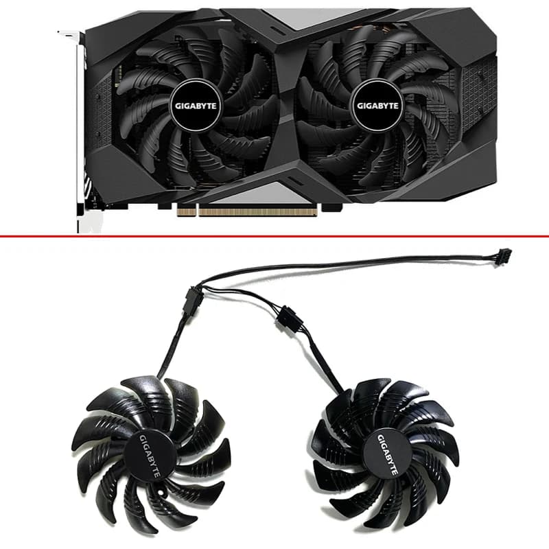 Nuovo 2 pezzi 88MM T 129215 Ventola di raffreddamento SU 0.5A per Gigabyte RTX 1650 1660 1660 Ti 2060 2070 Ventole di raffreddamento della scheda video super grafica