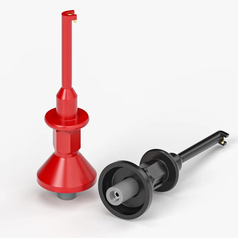 Clip universale per test di isolamento ad alta corrente per multimetro, gancio di rilevamento per riparazioni auto, gancio telescopico, sonda a clip IC