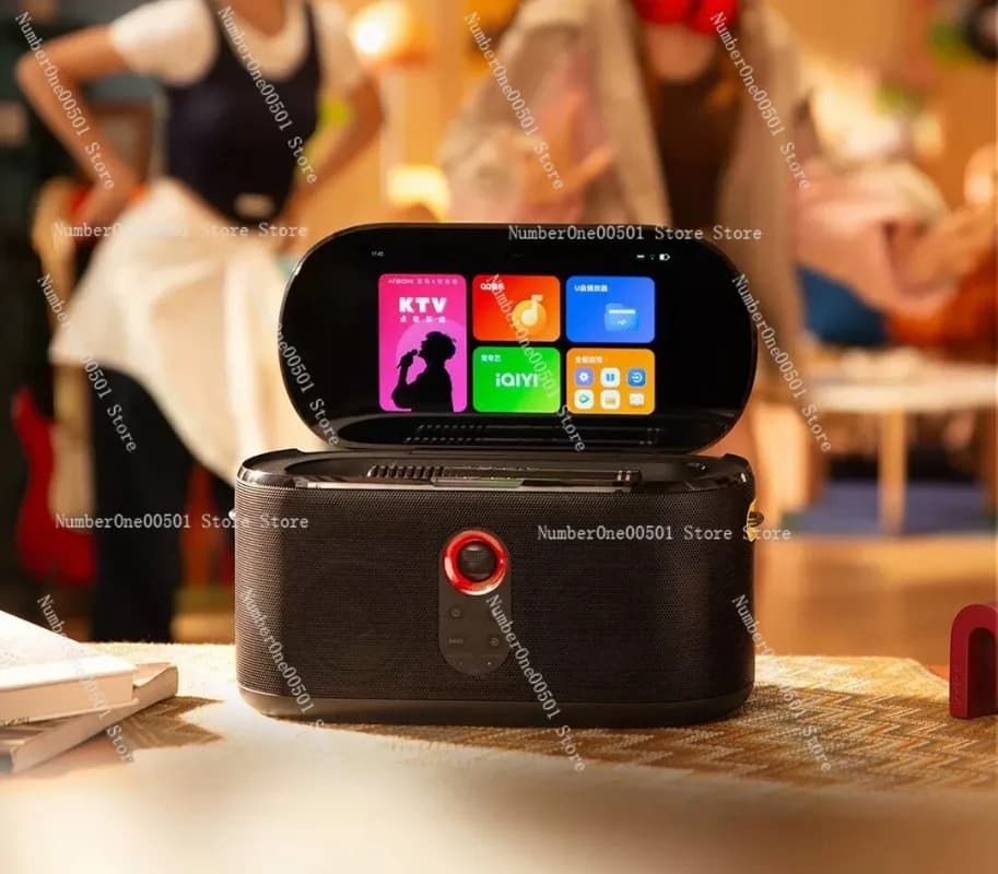 K50 Macchina Karaoke Portatile per Esterni, Set Altoparlanti KTV per Casa