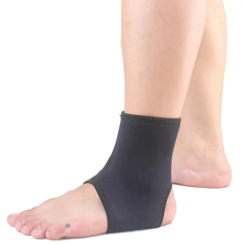 Supporto Elastico Traspirante per Caviglia, Protezione Compressiva per Casa, Ufficio e Sport all'Aperto
