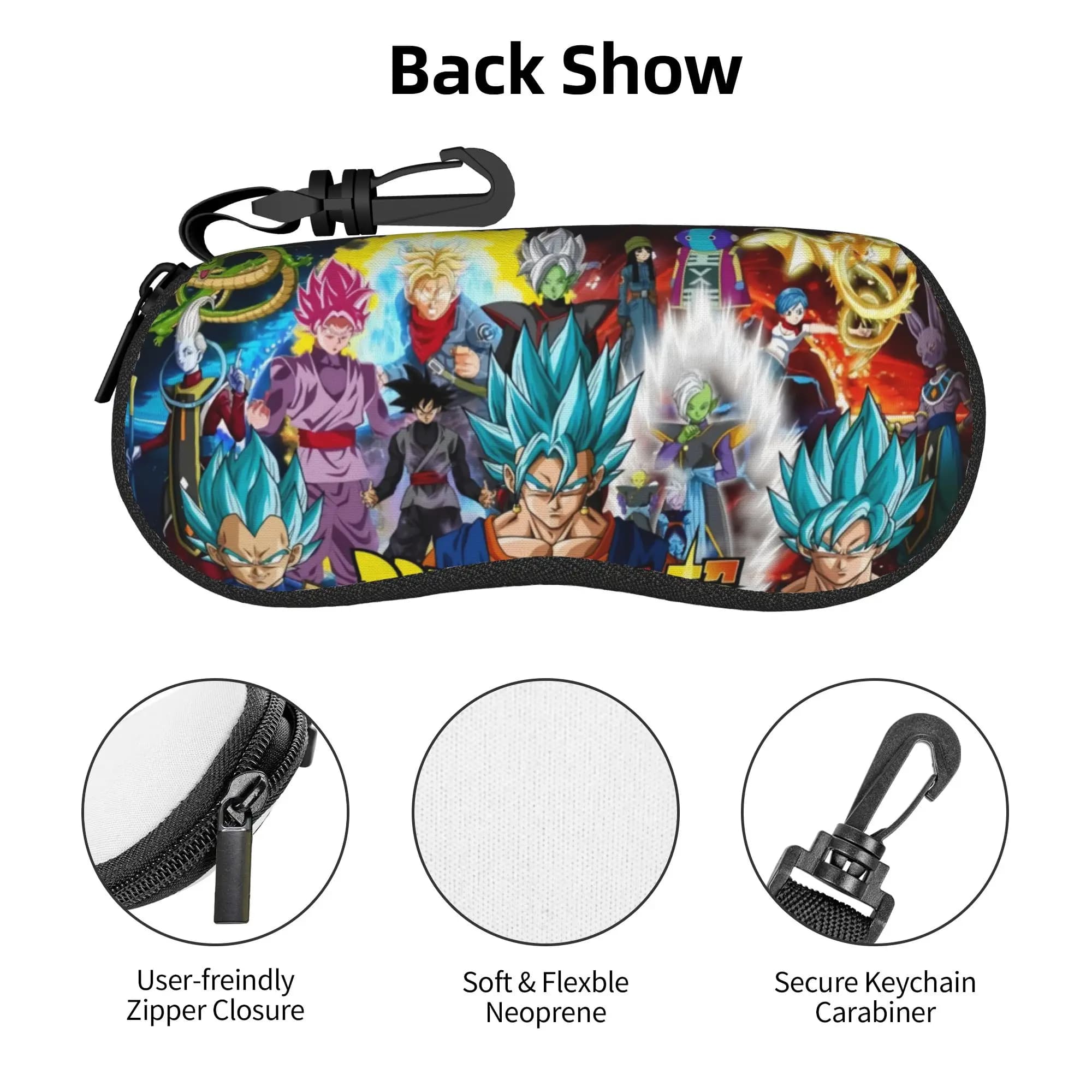 Cartoon Son G-Gokus D-Dragon B-Ball Glasses Case Stylish Anime Shell Eyeglasses Case Sunglasses Box